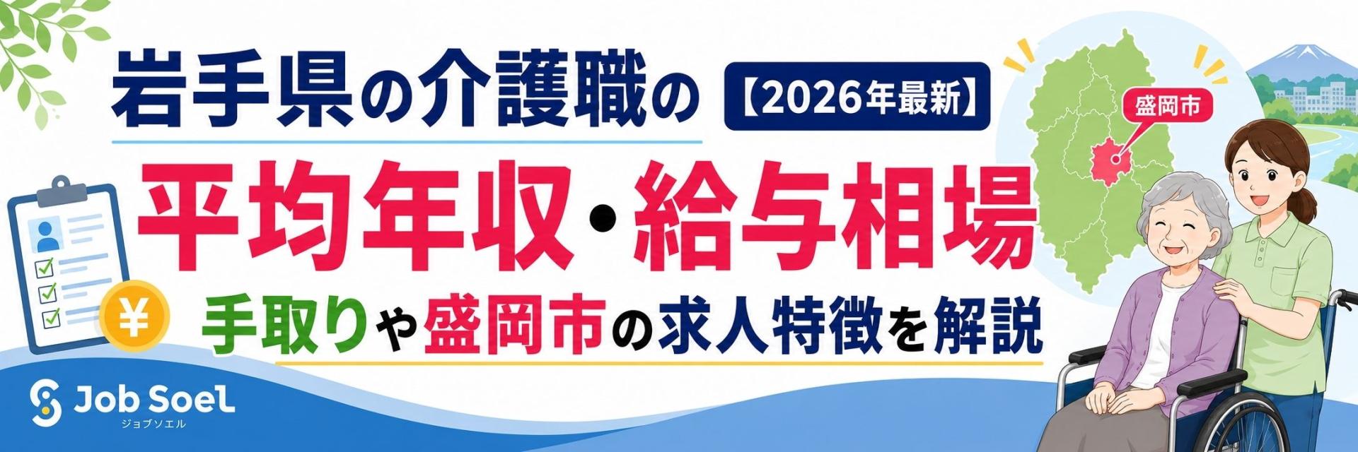 岩手県介護職の平均年収
