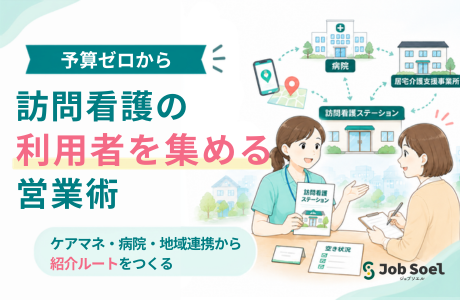 新規開所の訪問看護ステーションが利用者を集める方法|開業直後の無料・低コスト営業術
