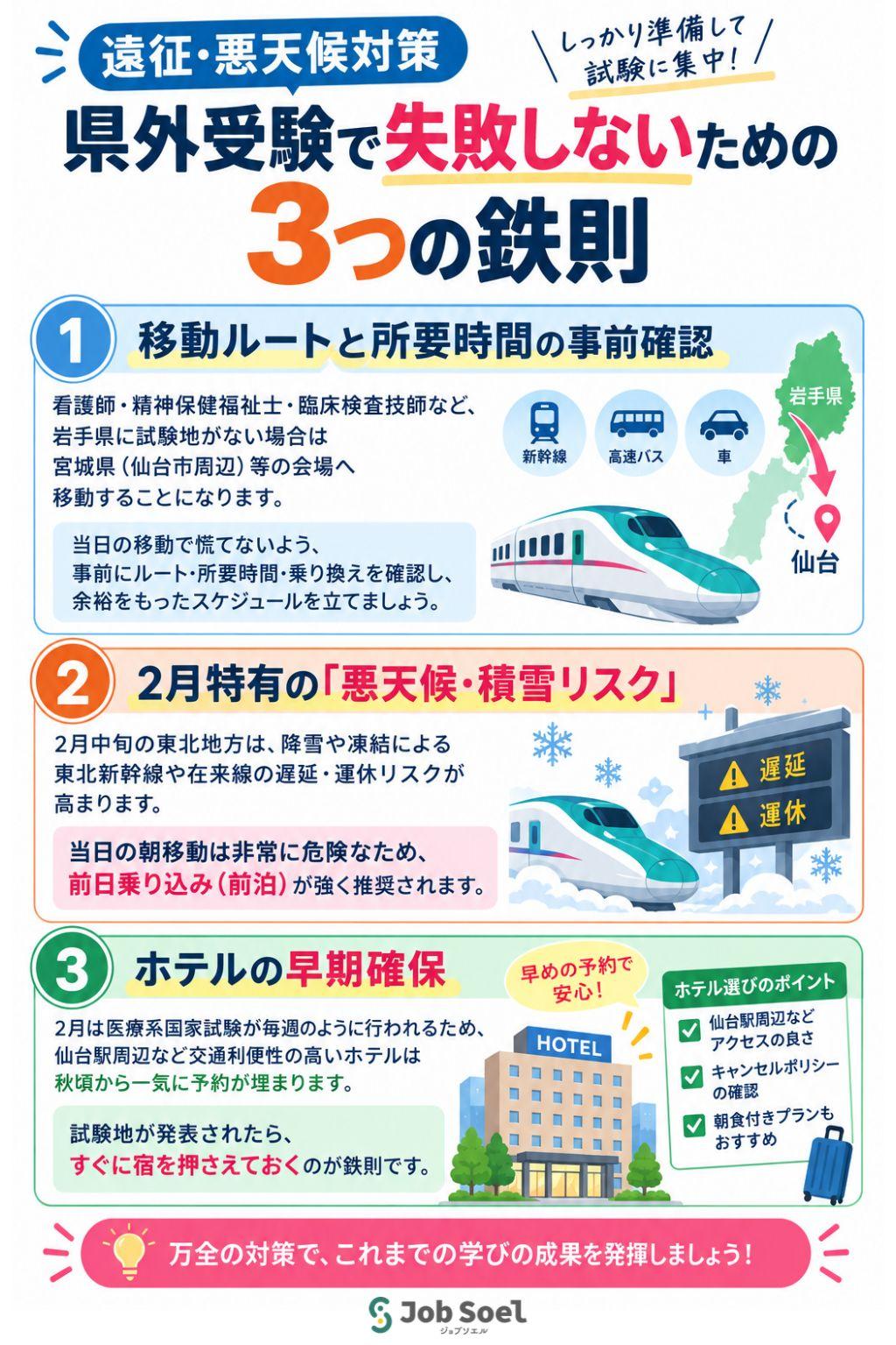 県外受験で失敗しないための3つの鉄則
